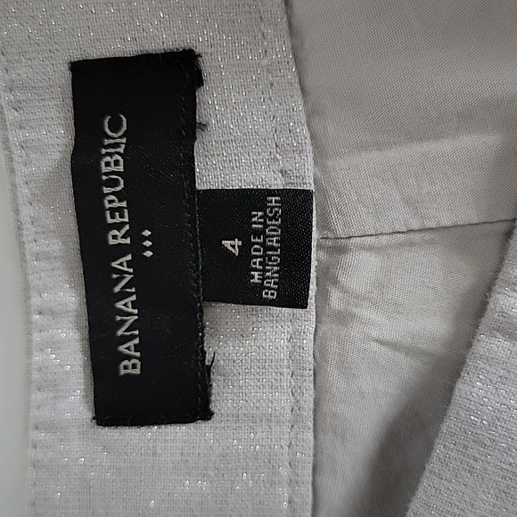 BANANA REPUBLIC FACTORY METALLIC SHORT/SIZE 4 - Picture 7 of 10